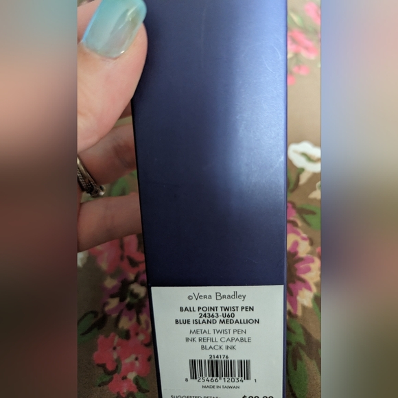 Vera Bradley Ball Point Twist Pen - Picture 4 of 5